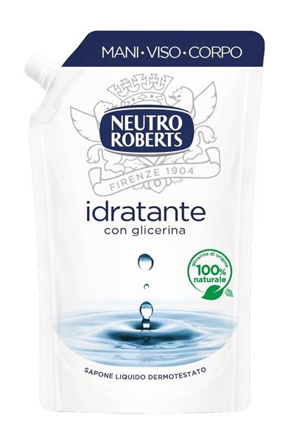 Picture of NEUTRO ROBERTS SAPONE LIQUIDO RICARICA BUSTA ML 400 IDRATANTE