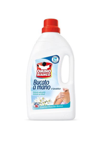 Immagine di OMINO BIANCO DETERSIVO MUSCHIO BIANCO A MANO & LAVATRICE L 1