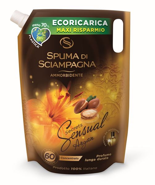 Picture of SPUMA DI SCIAMPAGNA AMMORBIDENTE ECORICARICA 60 LAVAGGI SENSUAL ARGAN