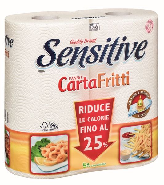 Picture of SENSITIVE CARTA FRITTI X 2 ROT.150 STRAPPI