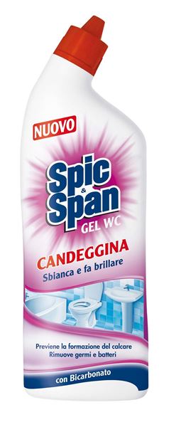 Immagine di Spic & Span gel wc candeggina con bicarbonato 750 ml