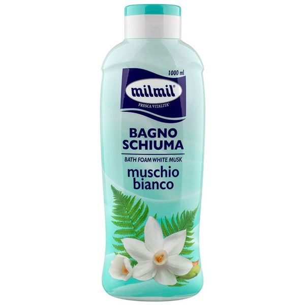 Immagine di Mil Mil bagnoschiuma muschio bianco 1000 ml 