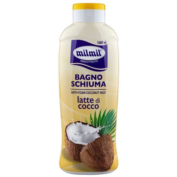 Immagine di Mil Mil bagnoschiuma latte di cocco 1000 ml 