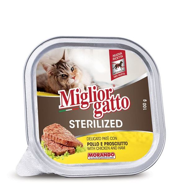 Immagine di MIGLIOR GATTO STERIL.VASCH 100 POLLO