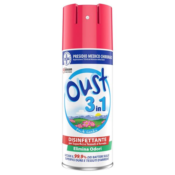 Immagine di Oust 3 in 1 spray disinfettante per superficie e tessuti 400 ml 
