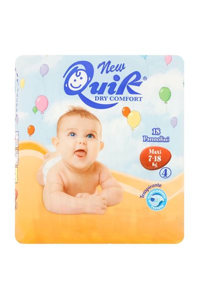 Picture of QUIK DIAPERS MAXI 7X18 PZ