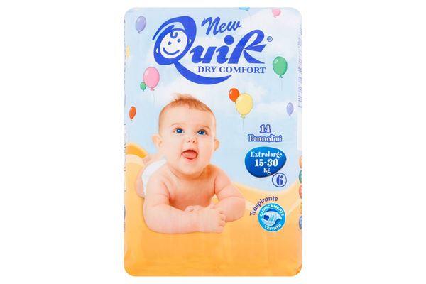 Picture of QUIK DIAPERS GIGANTE 15X30 14 PZ 