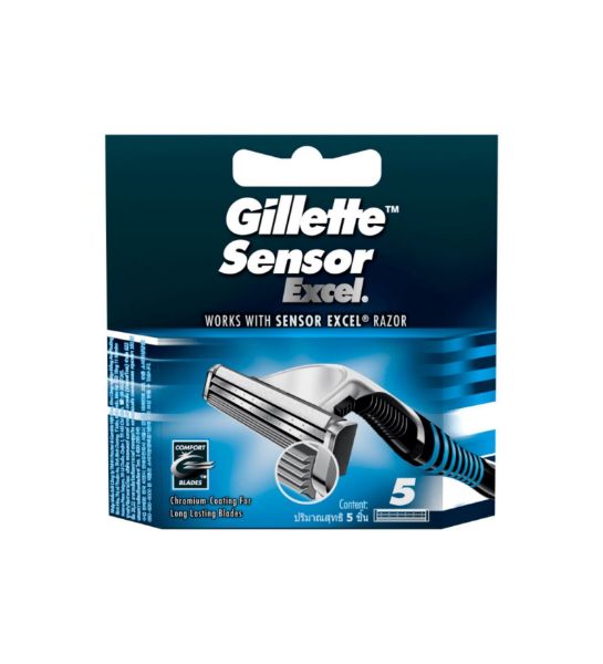 Gillette Sensor Excel lame ricambi x 5