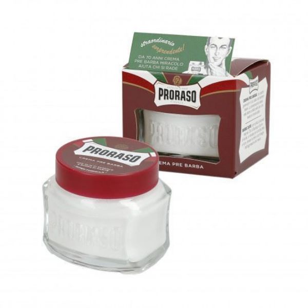 proraso crema prebarba rossa preshaving foam red