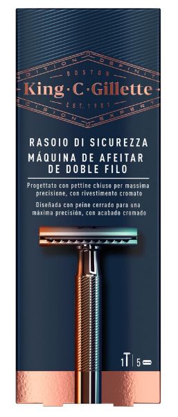 gillette king rasoio sicurezza vintage