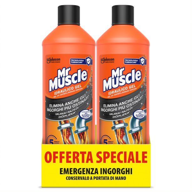 Reginato Fratelli store. MR MUSCOLO IDRAULICO DISGORGANTE GEL L 1 X 2 PZ