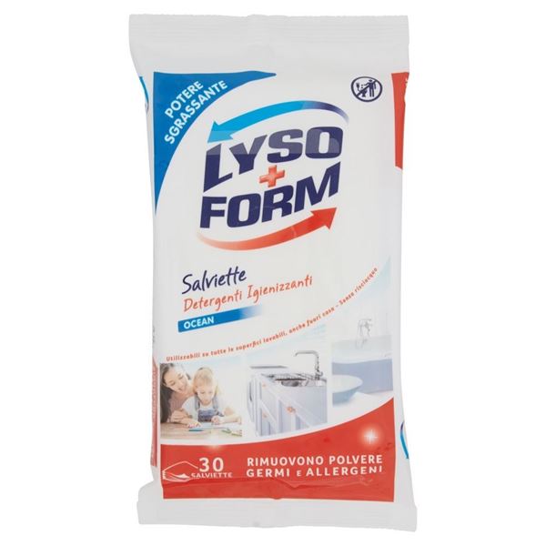 Picture of LYSOFORM ANTIBACTERIAL WIPES X 30 PCS