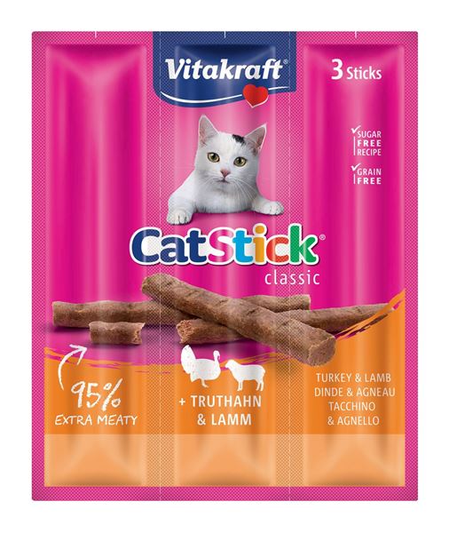 Picture of VITAKRAFT GATTO STICK TACHINO AGNELLO 18 GR 24192 3 PZ