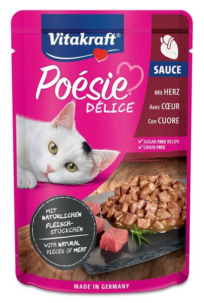 Immagine di VITAKRAFT GATTO POESIE CUORE BUSTA 85 GR 35289