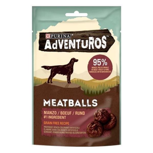 Picture of ADVENTUROS HIGH MEAT 70G MEATBALLS Nº1 INGREDIENTE MANZO