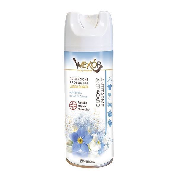 Wexór Antitarme Antiacaro Spray 400 ml al Narciso Blu