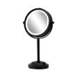 Picture of SPECCHIO CON BASE IN METALLO X3/X1 NERO DIAM.17,5 - H.31CM
