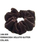 Picture of FERMACODA VELLUTO GLITTER DEMI NERO 148-309