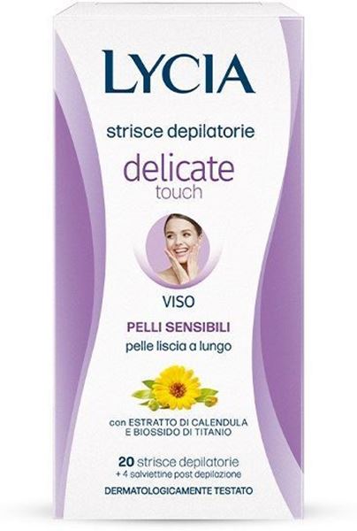 lycia depil-strisce viso delic-x 20