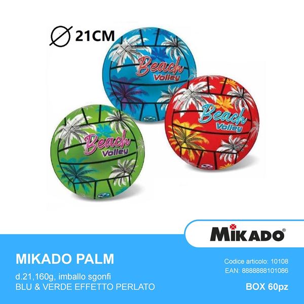 Immagine di PALLONE BEACH VOLLEY PALM D.21 ART. 10108