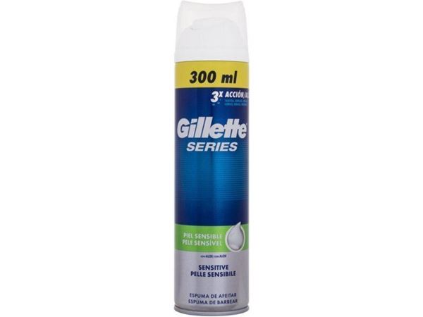 Gillette Series Schiuma da barba Sensitive per pelle sensibile da 300 ml