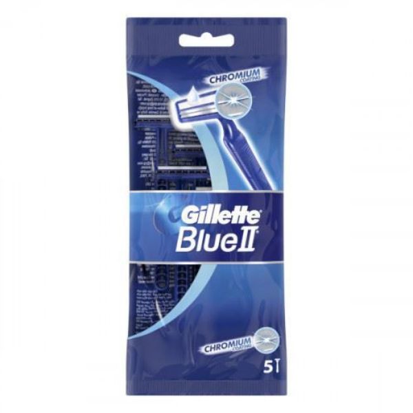 Gillette Blue II Chromium rasoio x 5