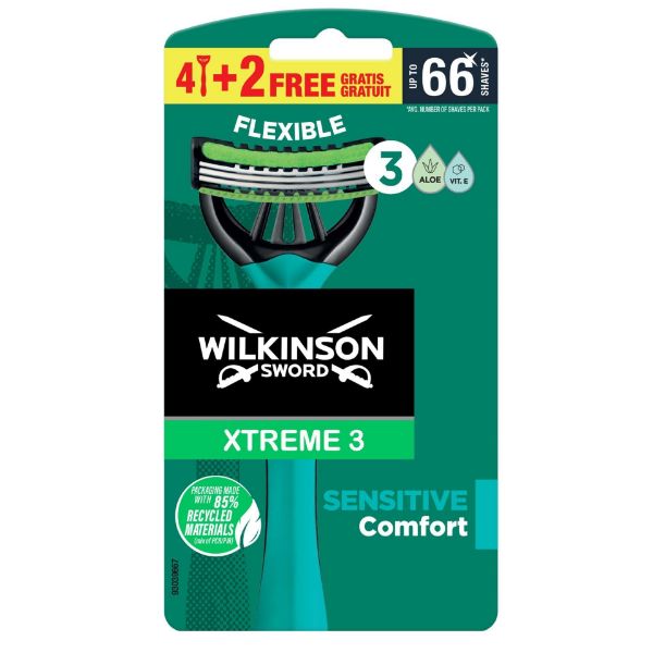 Wilkinson rasoio Extreme III 4+2 Sensitive Comfort