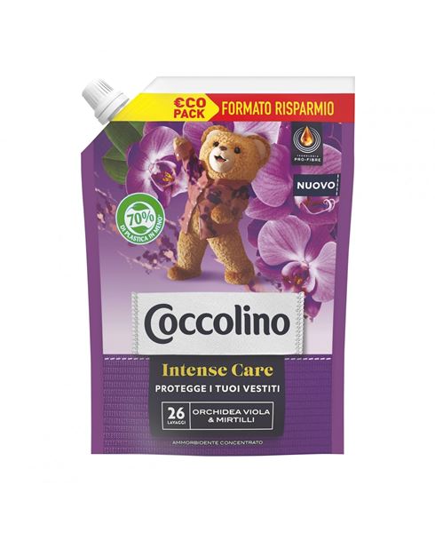 Immagine di COCCOLINO AMMORB BUSTA 26 LAV ORCHIDEA MIRTILLI 600 ML