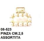 Immagine di PINZA CM. 2,5 METALLO ASSORTITA PERLINE CS08-523