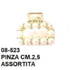 Immagine di PINZA CM. 2,5 METALLO ASSORTITA PERLINE CS08-523