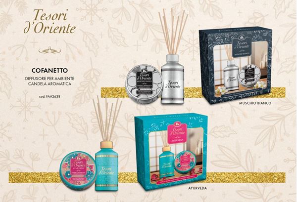 Picture of Tesori d'Oriente cofanetto profumo casa candle + aromatic diffuser