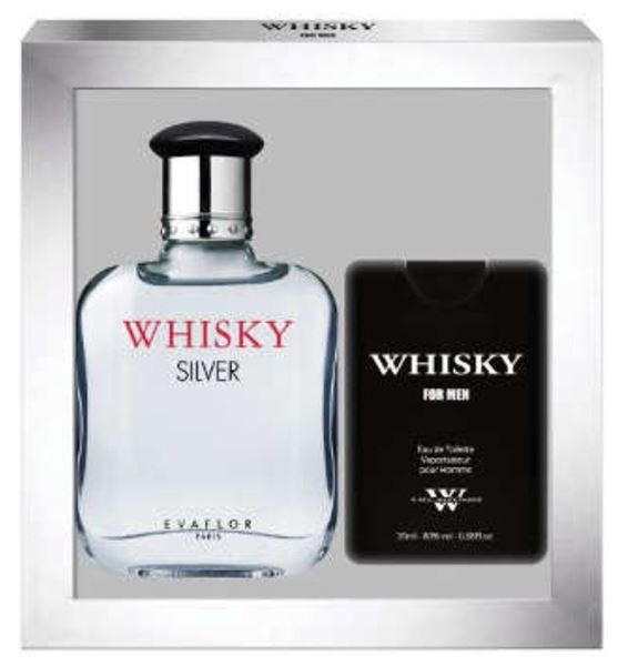 Picture of WHISKY CONF UOMO EDT 100ML + TRAVEL PERFUME 20ML SILVER