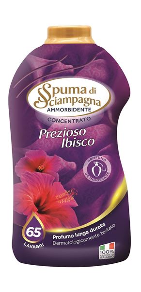 Spuma sciampagna ammorbidente prezioso ibisco