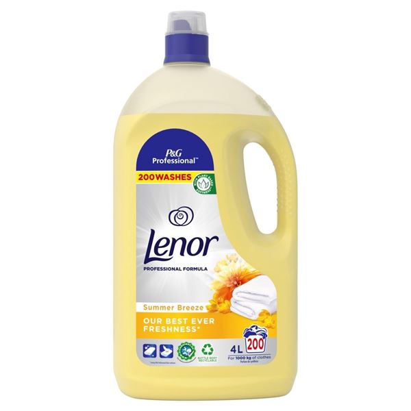 Picture of LENOR FABRIC SOFTENER YELLOW 200 WASHES CATERING