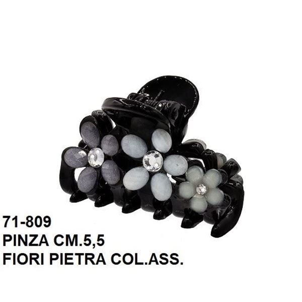 Picture of PINZA CON 3 FIORI PIETRA 71-809