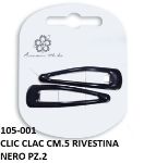 Picture of CLIC-CLAC CAPELLI CM. 5 NERO  105-001