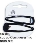 Picture of CLIC-CLAC CAPELLI CM. 7  NERO  107-001