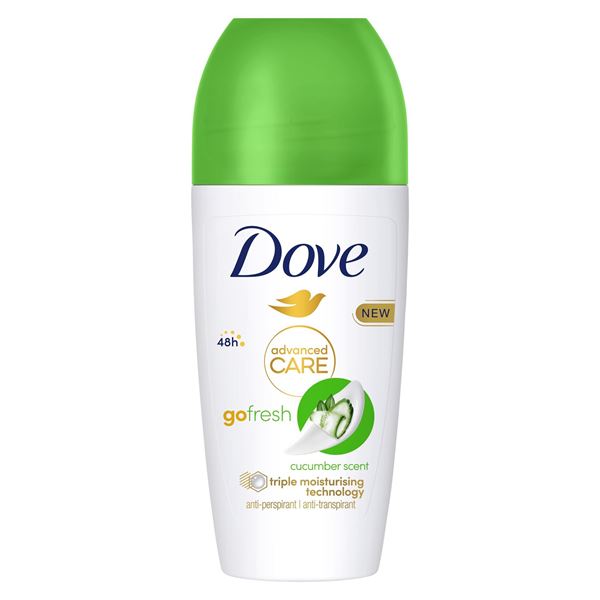 Picture of DOVE DEODORANT ROLL ON GO FRESH ML 50 CUCUMBER & GREEN TEA