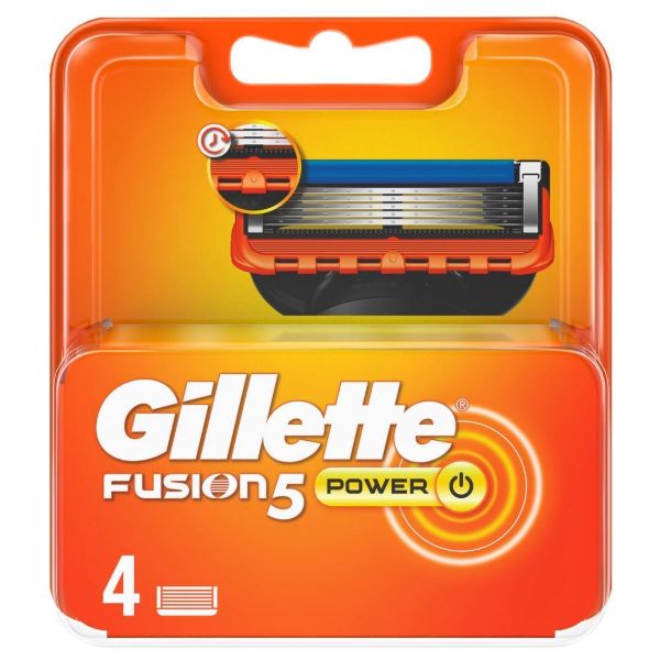 Gillette Fusion5 Power lame ricambi x 4