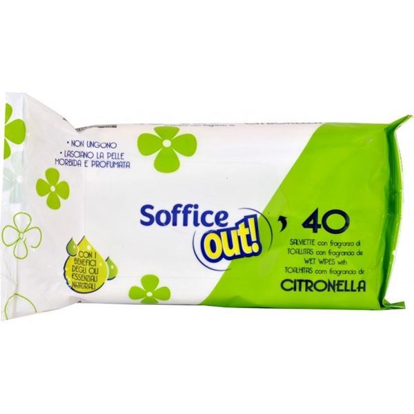 SOFFICE SALVIETTE CITRONELLA 40 PZ