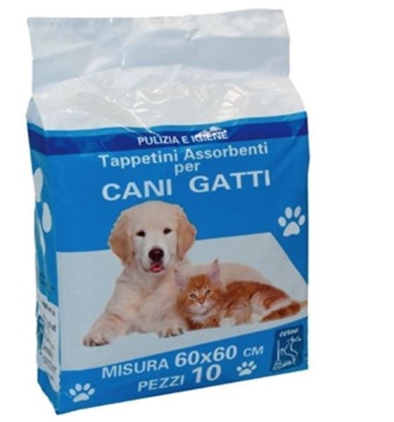 Picture of TAPPETI ASSORB CANI  GATTI 60X60 X 10 PZ CERVO