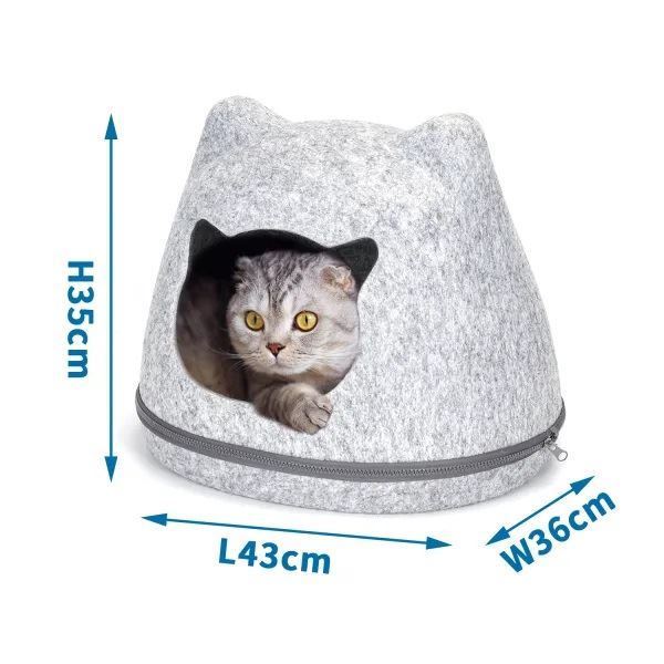 Picture of CUCCIA PER GATTI A FORMA DI ORECCHIE DI GATTO 43X36X35