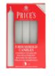 Price's Candles - Candele steariche bianche 5 pz