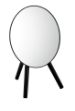 Immagine di SPECCHIO NERO TRE PIEDI 24X16X0,5  ART. 10039