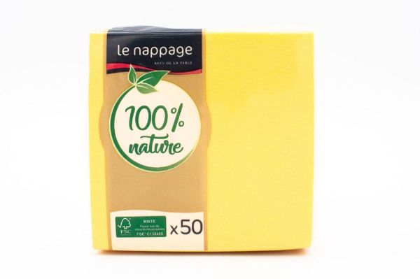 Picture of TOVAGLIOLI NAPPAGE 24X25X50PZ GIALLO CANARINO 71318
