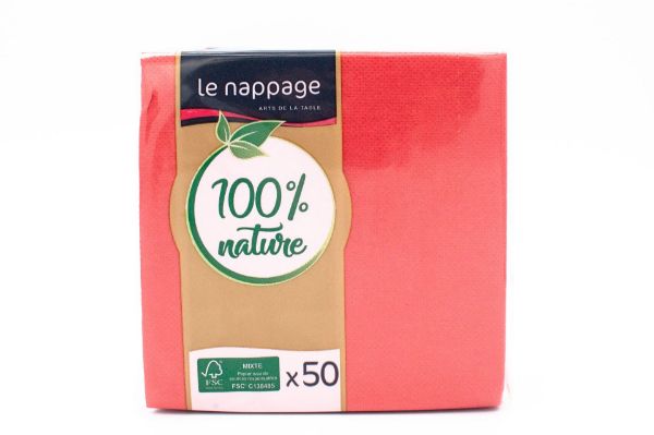 Picture of TOVAGLIOLI NAPPAGE 24X25X50PZ ROSSO 71167