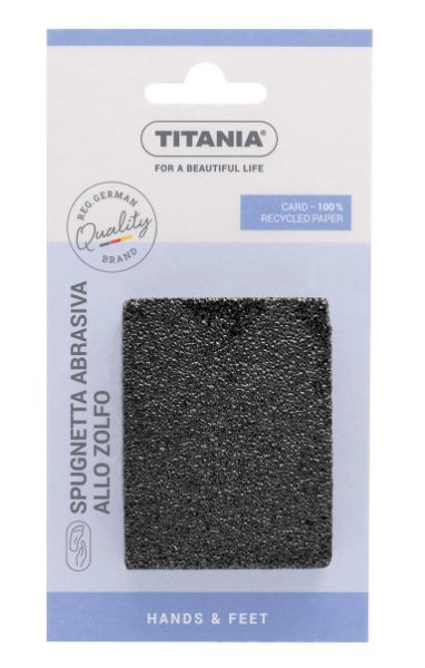 Immagine di SPUGNA TITANIA CALLI 3000/2 NERA DURA