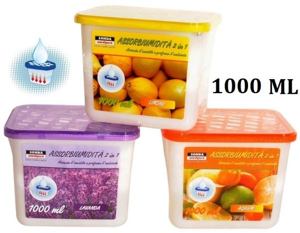 Assorbiumidità Sonda da 1000 ml Profumato usa e getta