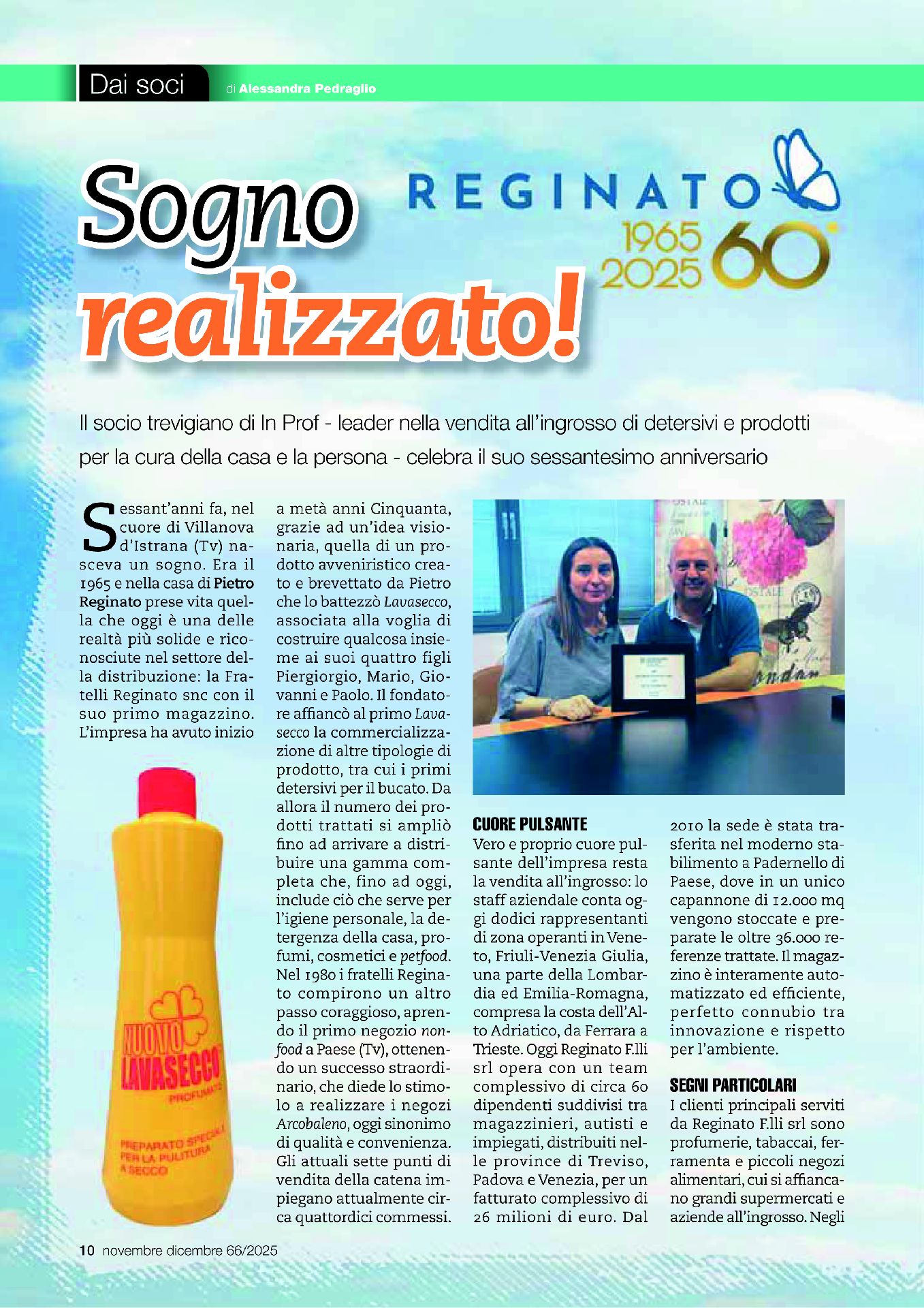 Consorzio Inprof articolo 60 anni F.lli Reginato prima parte